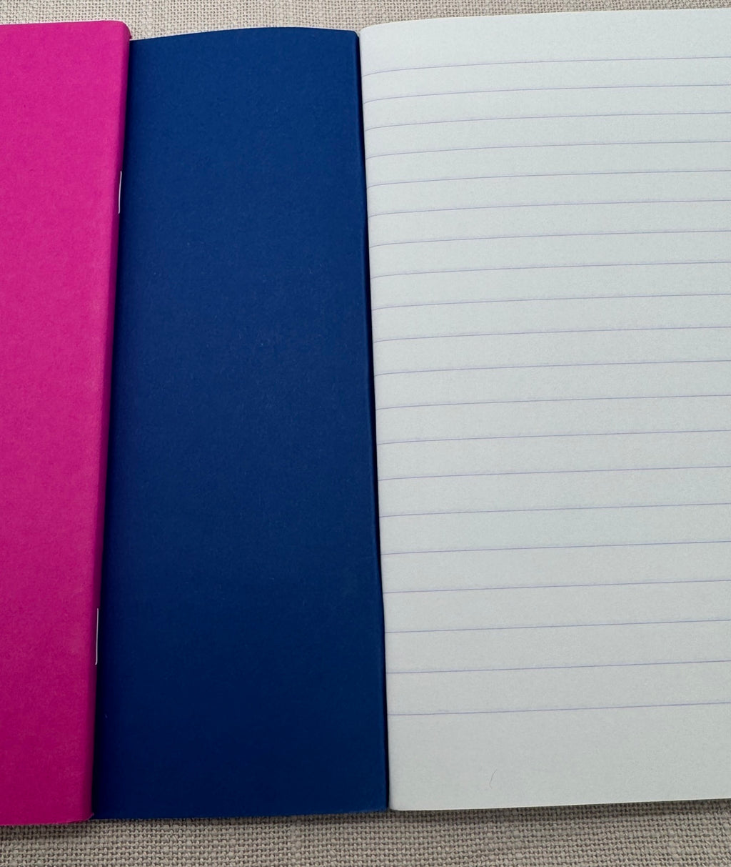 Set Farbe Minimalistisch Blau/Pink