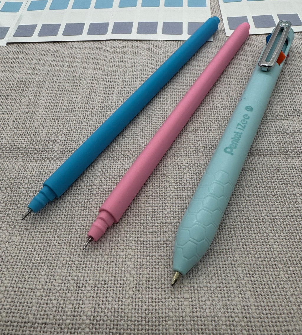 Set Farbe Minimalistisch Blau/Pink
