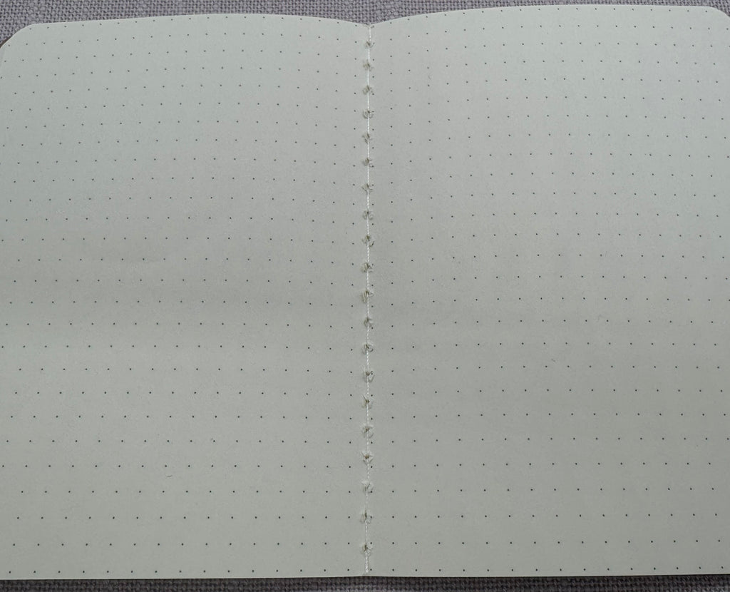 Eine Seite im Notizbuch
