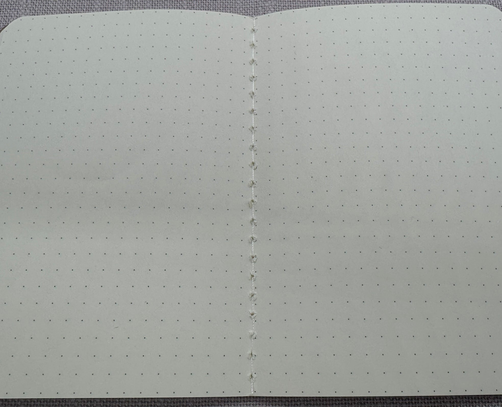 Eine Seite im Notizbuch