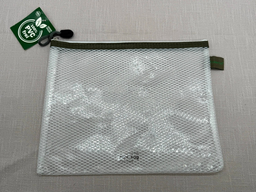 A5 FolderSys Kunststoff-Tasche mit Zipper, PVC frei