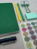 Set Farbe Minimalistisch Grün/Gelb
