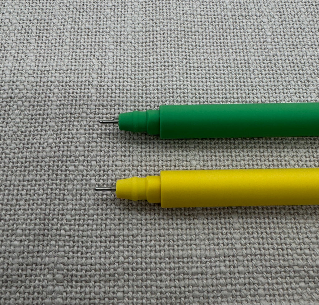 Set Farbe Minimalistisch Grün/Gelb
