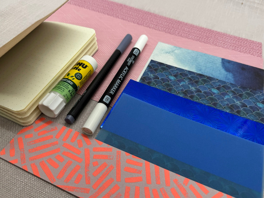 Create Your Own Notebook Set Pink/Blau