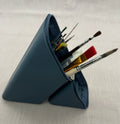 Stiftemappe aus Silikon Blau